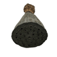 The I Heart Bugs Mini/Nano Lotus Pod is shown from below, displaying its round base with small holes and a textured surface fading to a lighter stem—perfect for natural aquarium decor or bioactive terrarium setups.